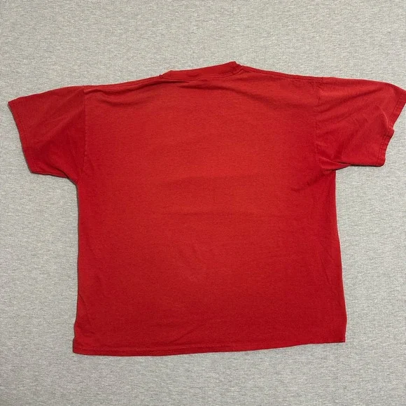 Jerzees Red Wolf Graphic T-Shirt Nature Wildlife Vintage Mens Size XL - Picture 9 of 11